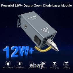 LASER TREE 12W Optical Power Adjustable Focus Laser Cutting and Engraving Module