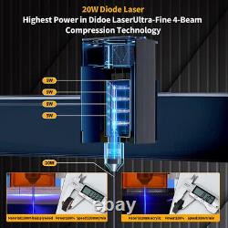 LUNYEE 130W Laser Engraver Cutting Module True 20W 24V Optical Power Diode Laser