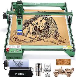 Laser Engraving Machine 10W Laser Cutter for Wood and Metal, DIY CNC Cutting T