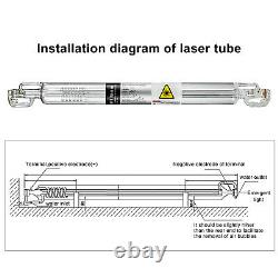 Laser Tube CO2 Laser Tube 40W 700mm for Laser Engraving and Cutting Machine