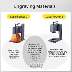 LaserPecker 3 Handheld 4K Laser Engraving Cutting Machine Engraver 48000mm/min