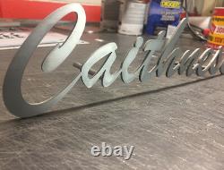 Mailbox House Sign Laser Cut 3D Floating Stainless Steel Plaque 1000mm wide