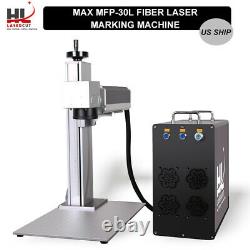 Max 30W Fiber Laser Marking Machine Engraving Engraver for Metals 175x175 EzCad2