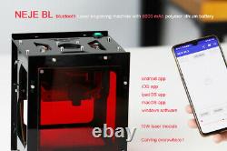 NEJE BL 10W CNC Wood Laser Engraving Cutting Machine Engraver App Control 445nm