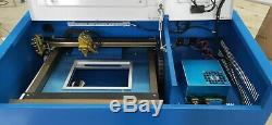 New 40W CO2 Laser Engraving Cutting Machine Engraver cutter WithBlow air head 3020