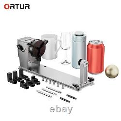 Ortur 360° Rotary Axis Attachment with 3-Jaw Chuck for Laser Engraver Cutter