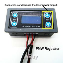 PWM/TTL 450nm 8W Focusable Blue Laser Module/engraver Engraving/Cutting/Marking