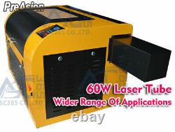 PreAsion 60W CO2 Laser Engraving Machine Cutting Red-dot Position Linear Guide