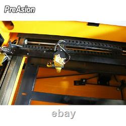 PreAsion CO2 60W Laser Engraving Cutting Machine Linear Guide Engraving 4060 NEW