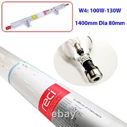 RECI 100W-130W CO2 Laser Tube W4 S4 Water Cooling for Engraver Cutting Machine