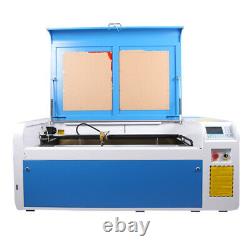 RECI 100W C02 Laser Cutter Engrave Machine With CW-5200 Chiller/Linear Guides