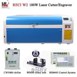 RECI 100W CO2 Laser Cutting Machine Laser Cutter Engraver 1000600MM Poland Ship