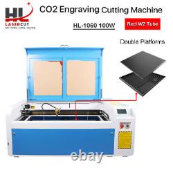 RECI 100W Co2 Laser Cut Machine Cutter Engraver 1000x600mm Auto Focus US Ship