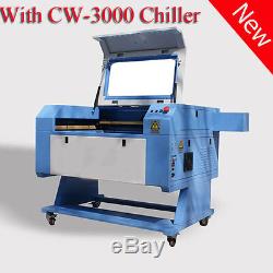 RECI 100W Co2 Laser Engraving and Cutting Machine With CW-3000 Chiller USB Port