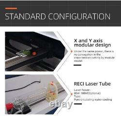 RECI 130W CO2 Laser Engraving & Cutting Machine Laser Wood/Acrylic/Bamboo Cutter