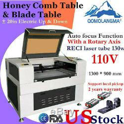 RECI 130W CO2 Laser Engraving Cutting Machine USB Electric Lift Table Auto-focus