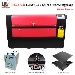 RECI 130W Co2 Laser Cutter Engraving Cutting Machine 600 x 960 mm RD Controller