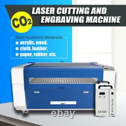 RECI 130w CO2 Laser Cutting Machine 1300x900mm with S&A CW5000 Water Chiller FDA