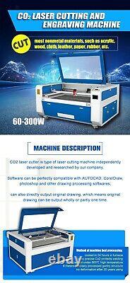 RECI 180W Co2 Laser Engraving Cutting Machine Engraver Cutter Chiller 1300x900mm