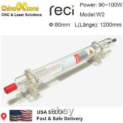 RECI CO2 W2 Laser Tube 90-100W Water Cooling for Laser Engraving Cutting Machine