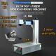 Raycus 50w Metal Steel Cut Fiber Laser Engraver Marking Machine With D69 Rotary