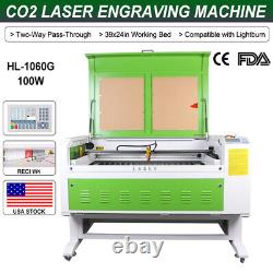 Reci W4 100W 1060G Co2 Laser Cutter Engraver for Wood/Acrylic Cutting RUIDA DSP
