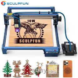 SCULPFUN S30 PRO 10W Laser Engraver with Air-assist Kit for Carving & Cutting H2U4