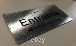 Stainless Steel House Sign Laser Cut Engraved CUSTOM PERSONALISED Signage