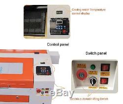 TEN-HIGH 430 50W Engraving Cutting CO2 Laser Machine with USB port 110/220V