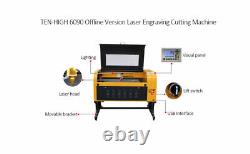 TEN-HIGH 6090 Upgrade Offline Version 130W CO2 Laser Engraving Cutting Machine