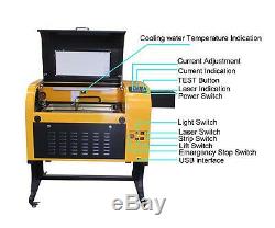 TEN-HIGH CO2 60W Laser Engraving Cutting Machine with USB Port 400x600mm