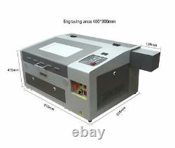 TEN-HIGH USB Laser Engraving Cutting Machine 300x400mm 50W CO2 Laser Engraver GR