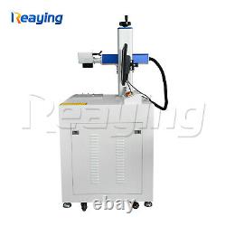 USB 100W Raycus fiber metal deep marking engraving cutting machine 300300mm