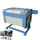 Usb 60w Co2 Laser Engraving Cutting Machine 500300mm With Rotary Attachment