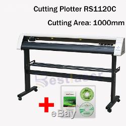 USB Port 100W CO2 LASER ENGRAVING & CUTTING MACHINE and RS1120C CUTTING PLOTTER