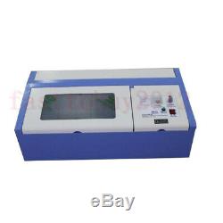 Upgraded 40W CO2 Laser Engraver Cutting Machine Crafts Cutter USB Interface 110V