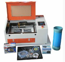 Upgraded Version CO2 60W 110/220V Laser Engraving Cutting Machine with USB port
