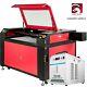 Vevor 100w 24x35 Co2 Laser Engraving Cutting Machine With 5200 Water Chiller