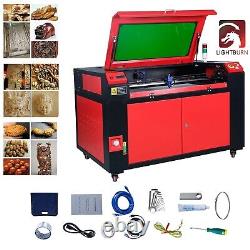 VEVOR 100W 24x40 CO2 Laser Engraver with CW-5000 Water Chiller Cutting Machine