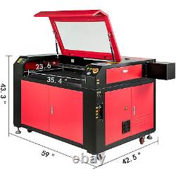 VEVOR 100W CO2 Laser Engraver 35x23 Working Area Cutting Engraving Machine