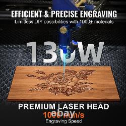 VEVOR 130W CO2 Laser Engraver Cutter Cutting Engraving Machine Ruida 1400x900mm