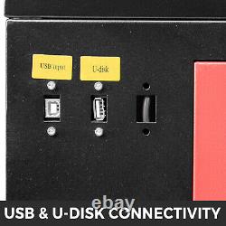 VEVOR 130W CO2 Laser Engraver Cutting Machine 55x35 USB Disk with Ruida Panel US