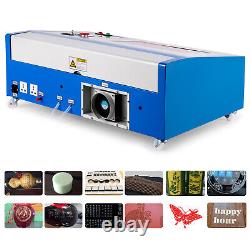VEVOR 40W CO2 Laser Engraving Cutting Engraver Cutter Machine 12x8in Movable