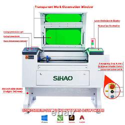 VEVOR Autofocus CO2 Laser Engraver Cutter Cutting Engraving Machine Ruida 100W