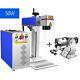 Vevor Fiber Laser Marking Machine Engraver 50w Cutting Engraving With Rotary Axis