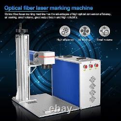 VEVOR Fiber Laser Marking Machine Engraver 50W Cutting Engraving with Rotary Axis
