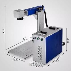VEVOR Fiber Laser Marking Machine Engraver 50W Cutting Engraving with Rotary Axis