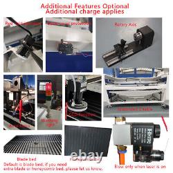 Yongli 300W+100W W2 Hybrid Laser Cutting Machine Laser Cutter Engraver &Rotary