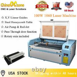 100w 1060 Machine À Découper Au Laser X Y Guides Linéaires Pour Le Bois Acrylique