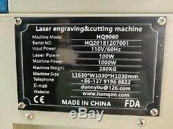 100w 9060 Co2 Gravure Au Laser Machine De Découpage / Bois Laser Engraver Coupe 3524